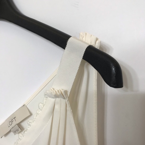 LOFT Tank Top with Crochet Trim Detail, Size XS - Picture 5 of 8